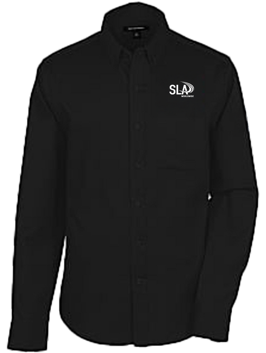 Men's SLA Executive Long Sleeve Tailored Shirt - Black